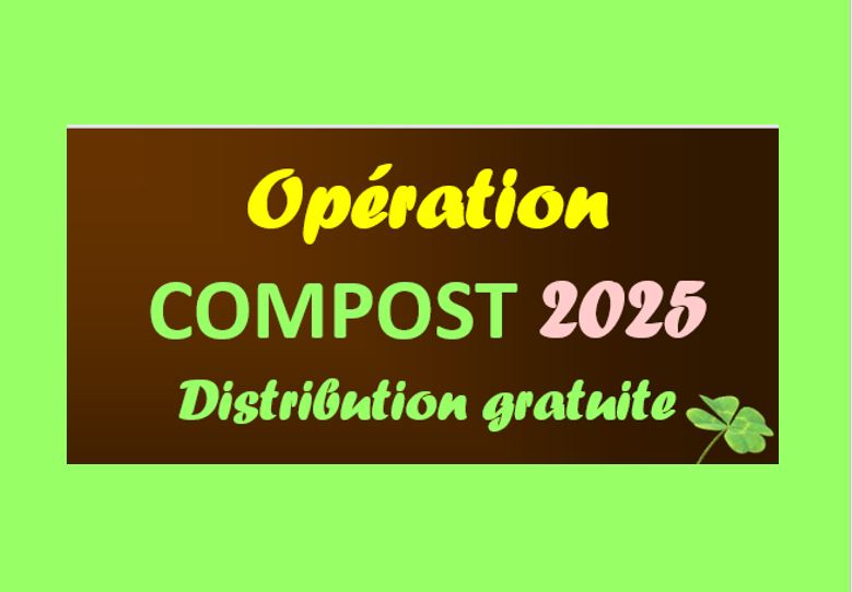 Opération COMPOST 2025 – Distribution gratuite