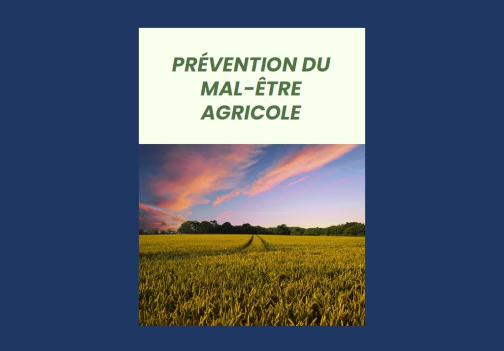 Plan Prévention du mal-être agricole