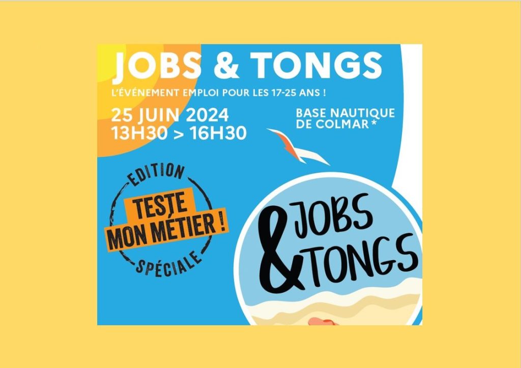 [EMPLOI] Vous avez entre 17 et 25 ans ? À la recherche d’un emploi ? : 4ème édition du Jobs & Tongs !