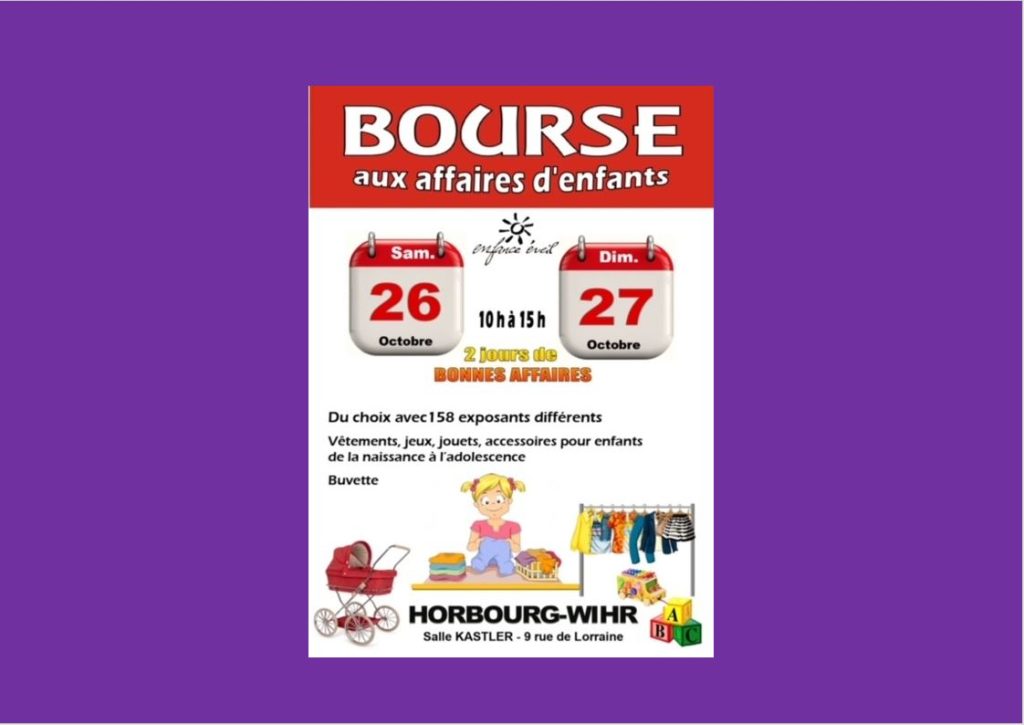 BOURSE AUX AFFAIRES D’ENFANTS