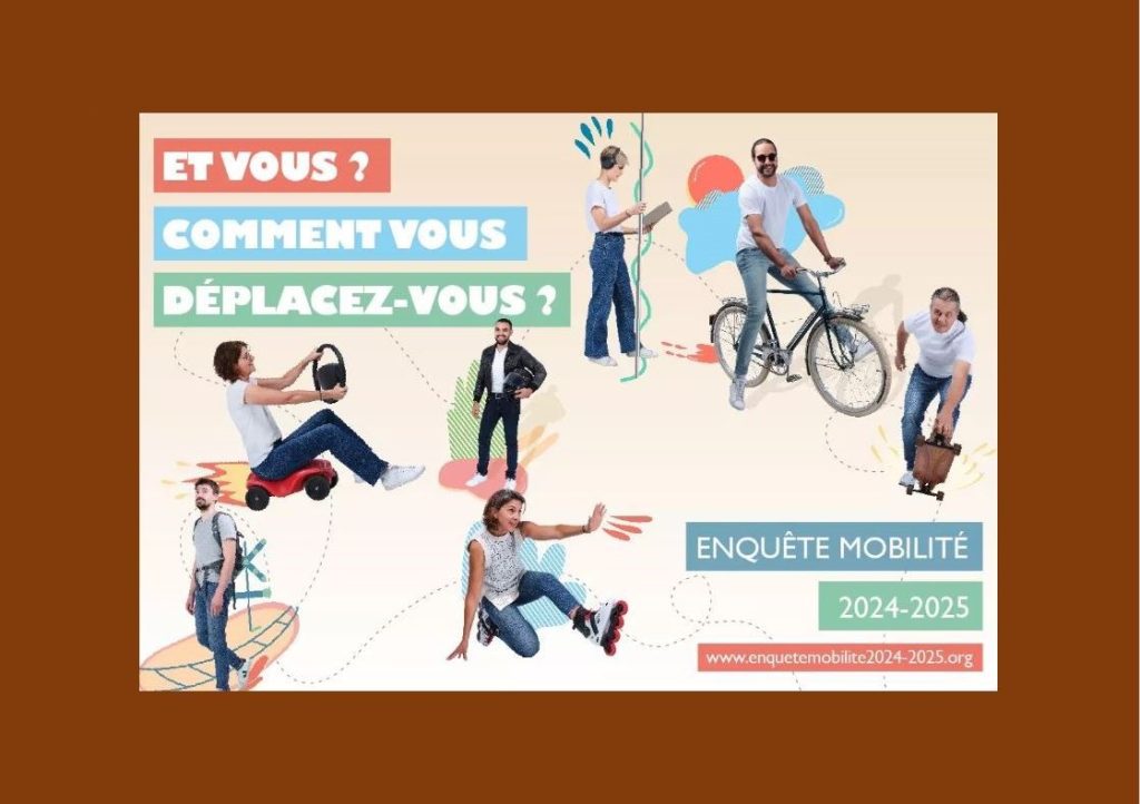 Enquête mobilité 2024-2025 : Et vous ? Comment vous déplacez-vous ?