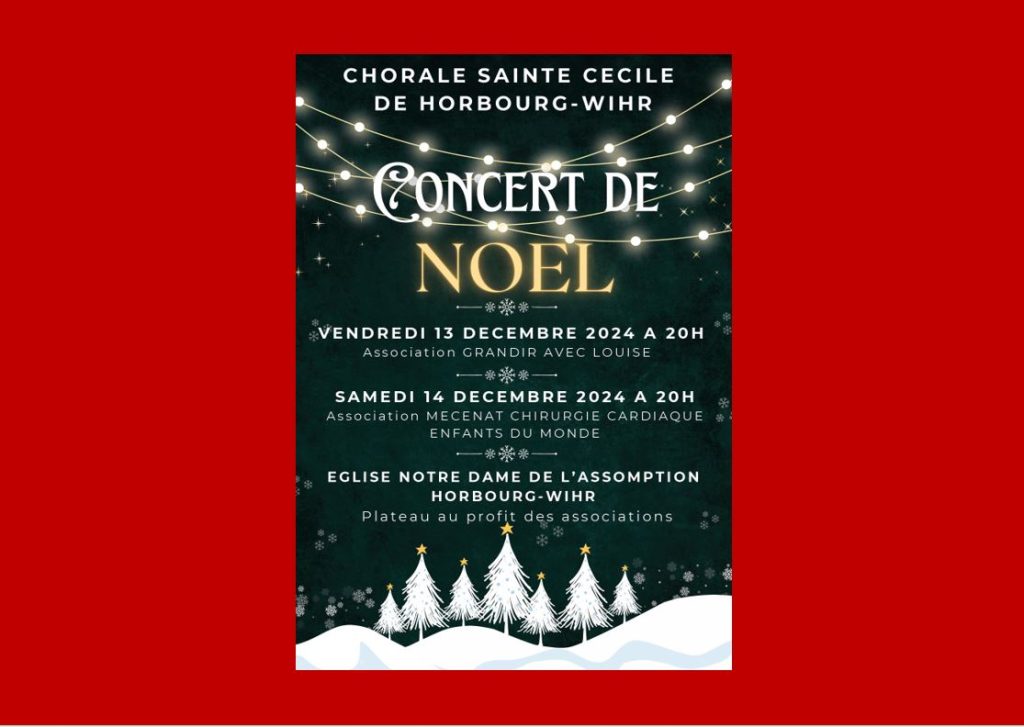 CHORALE SAINTE CÉCILE : CONCERT DE NOËL