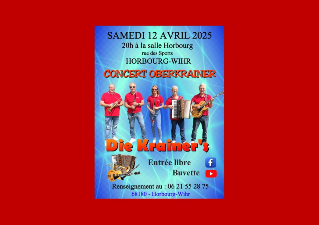 CONCERT OBERKRAINER – Salle Horbourg